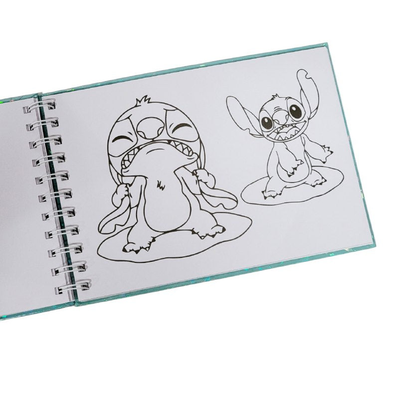 LIBRO PARA COLOREAR DIVERTIDO DE 48 PAGINAS PARA NIÑOS DE STITCH COLORING BOOK 15X22CM