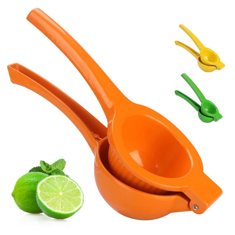 EXPRIMIDOR MANUAL DE ACERO INOXIDABLE PARA CITRICOS, LIMONES, NARANJAS, LIMA LEMON TONGS