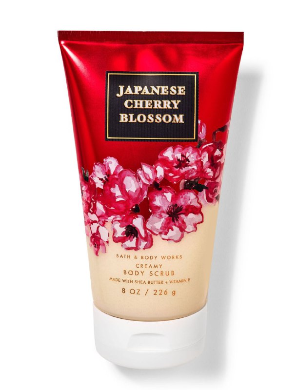 BATH & BODY WORKS CREMA EXFOLIANTE CHERRY BLOSSOM 226G (M)