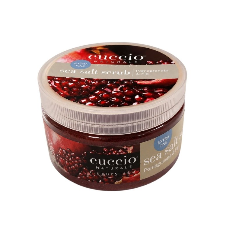 CREMA CORPORAL EXFOLIANTE RENOVADORA DE SAL MARINA CON AROMA A GRANADA E HIGO CUCCIO 226G