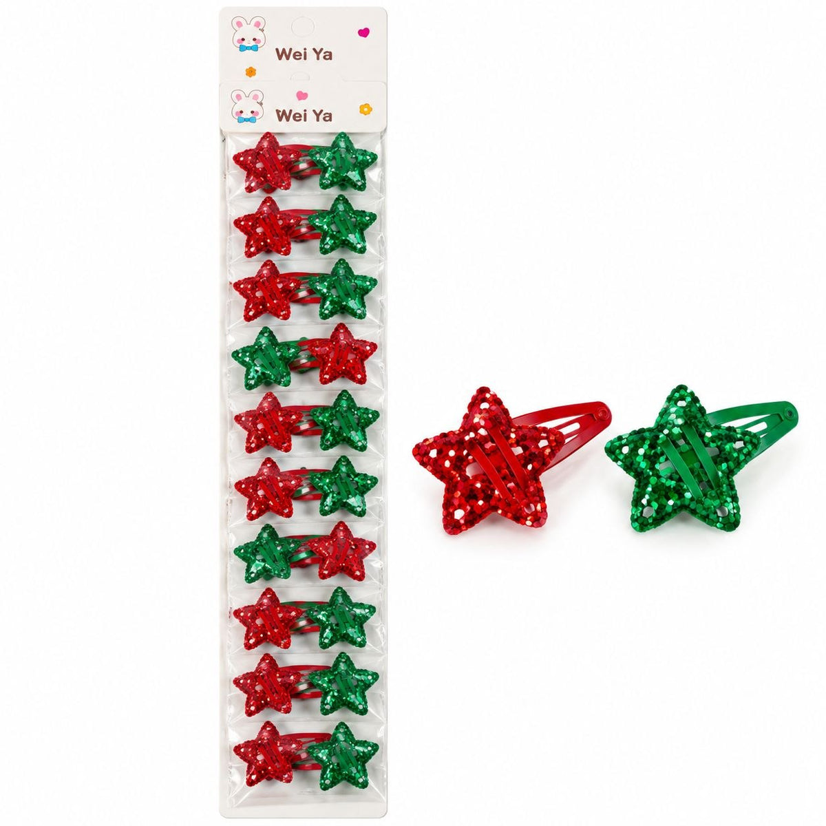 SET DE GANCHOS EN FORMA DE ESTRELLA WEI YA