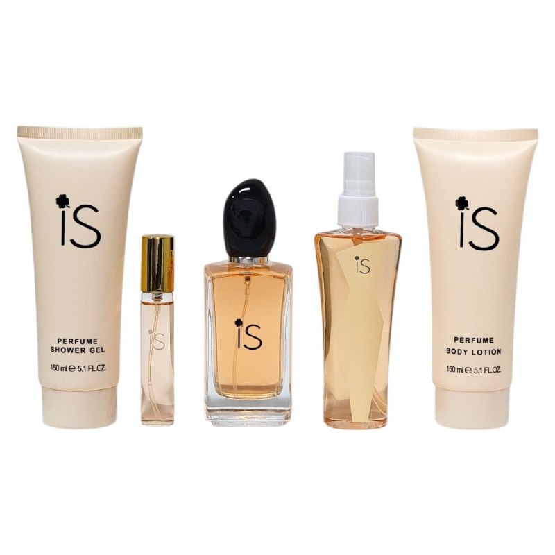 SET PERFUME ECONÓMICO ESTUCHE PARA DAMA iS