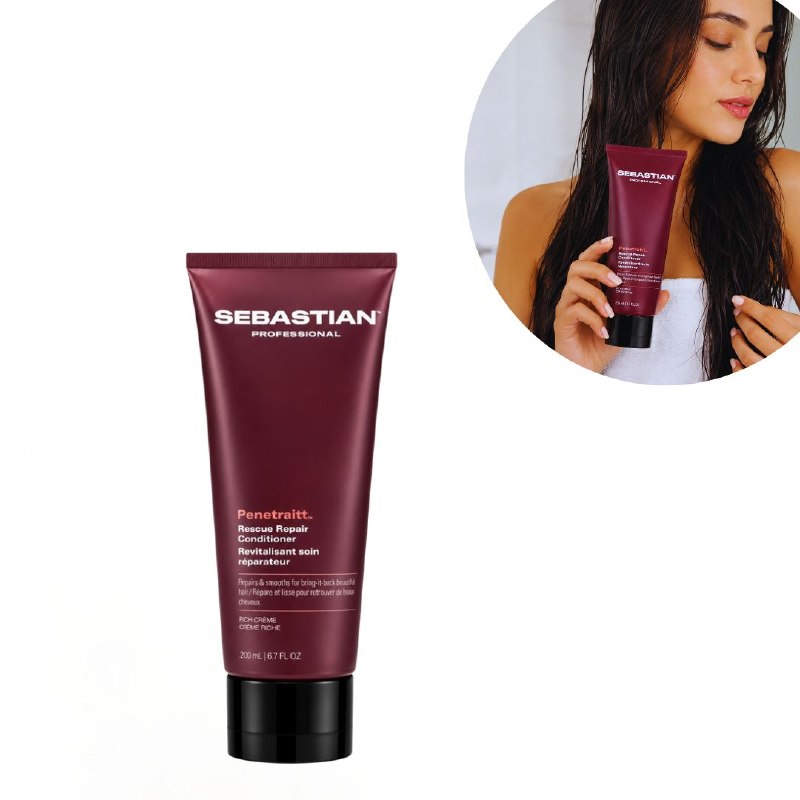 ACONDICIONADOR REPARADOR Y DESENREDANTE PARA CABELLO DAÑADO SEBASTIAN PROFESSIONAL 200ML