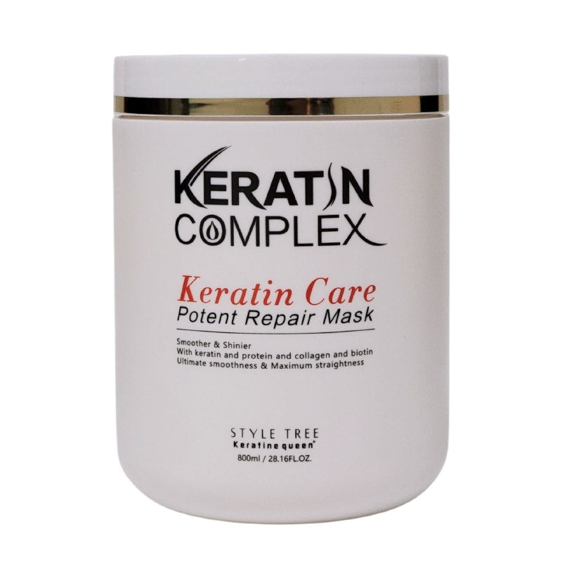 MASCARILLA PARA EL CABELLO CON BIONITA COLAGENO Y QUERATINA SUAVIZANTE KERATINE COMPLEX 800ML