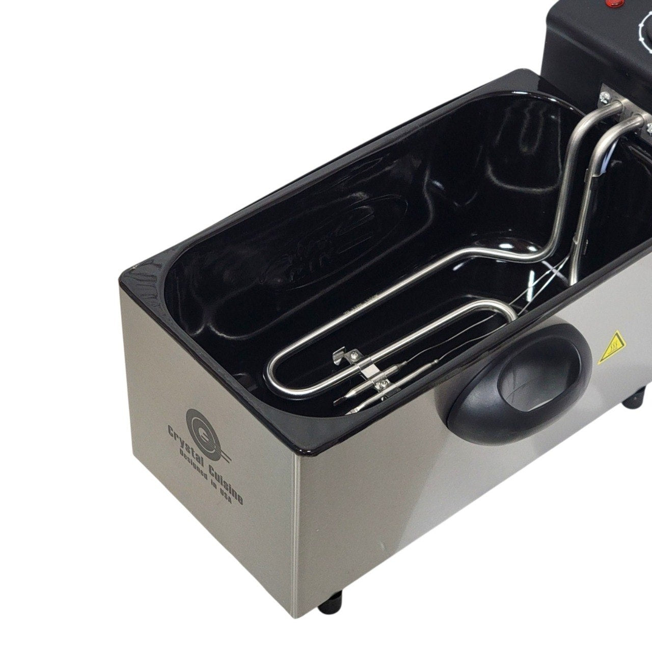 FREIDORA ELECTRICA DE ACERO INOXIDABLE 2000W CRYSTAL CUISINE 3L 41X23CM