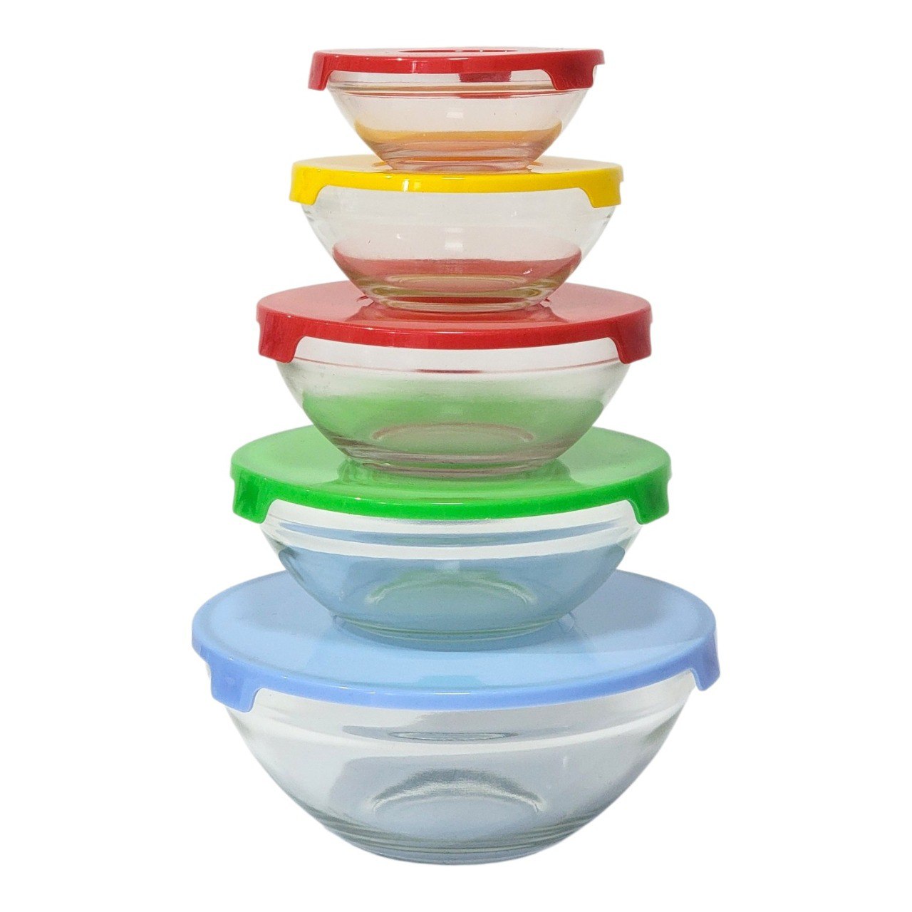SET DE TAZONES HERMETICOS DE VIDRIO 5PCS MODELO MH10496 MY HOME