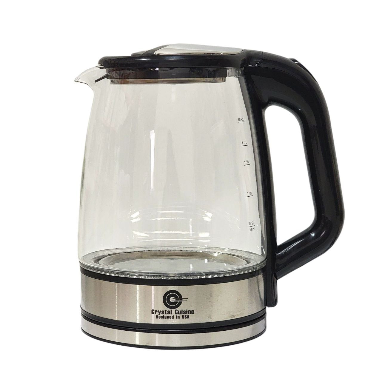 MAQUINA CAFETERA ELECTRICA  DE VIDRIO CC11097 CRYSTAL CUISINE 2L
