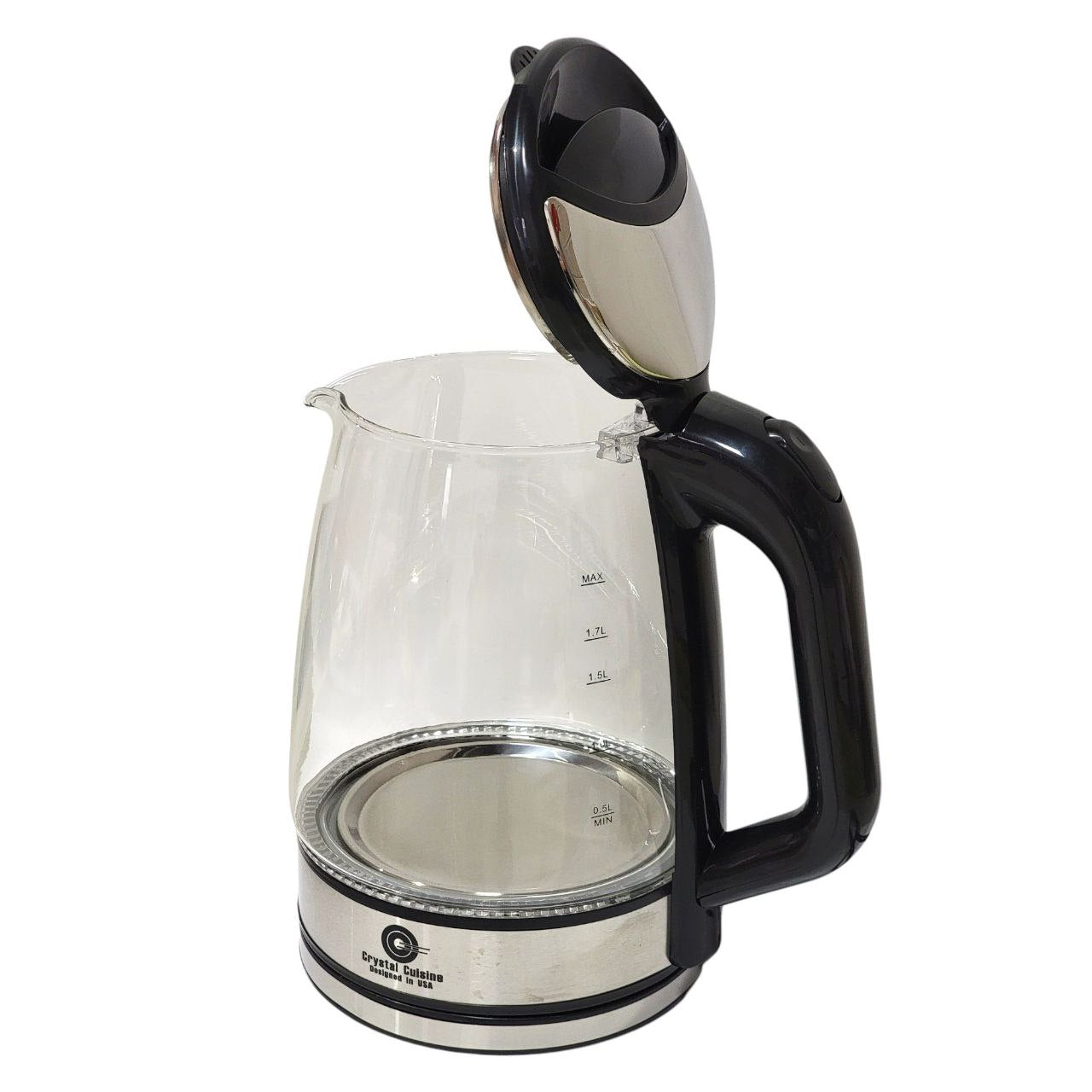 MAQUINA CAFETERA ELECTRICA  DE VIDRIO CC11097 CRYSTAL CUISINE 2L