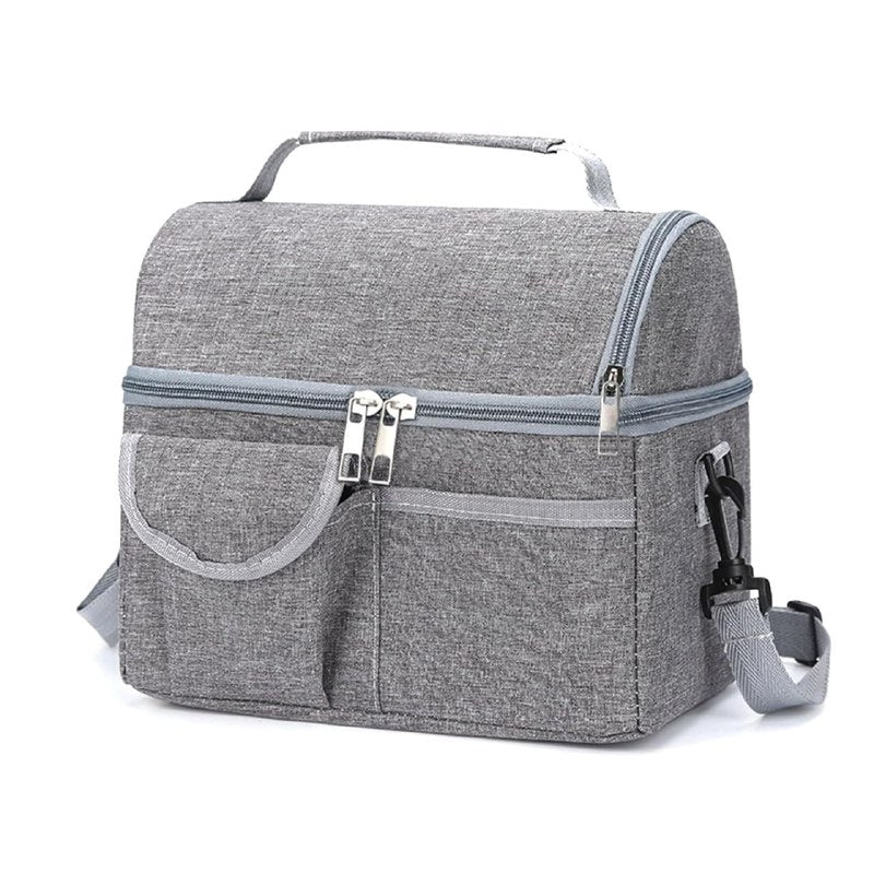 LONCHERA TERMICA PORTATIL DE GRAN CAPACIDAD IMPERMEABLE 25X25CM