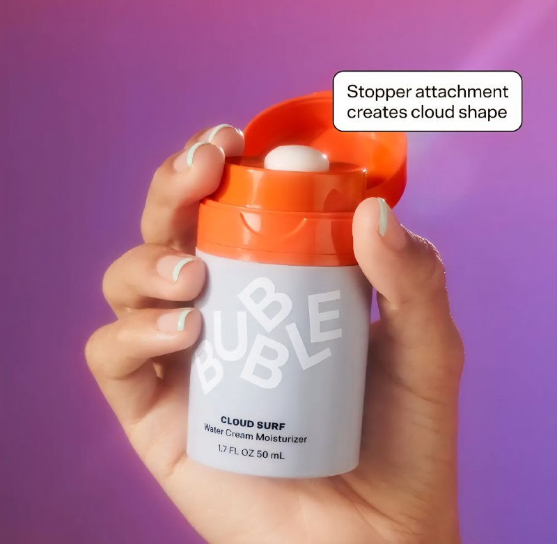 CREMA FACIAL HIDRATANTE DE AGUA QUE SUAVIZA Y REFRESCA LA PIEL, RAPIDA ABSORCION PARA PIELES MIXTAS BUBBLE 50ML (DUPE PROTINI)
