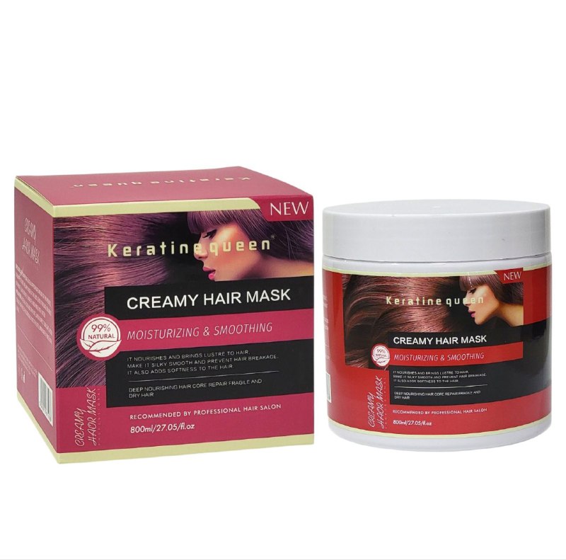 MASCARILLA PARA EL CABELLO DE QUERATINA KERATINE QUEEN 800ML