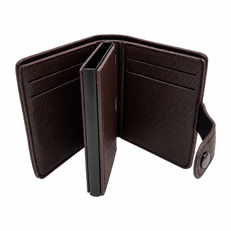 BILLETERA COMPACTA CON TARJETERO Y PROTECCION RFID BAELLERRY 9X8CM
