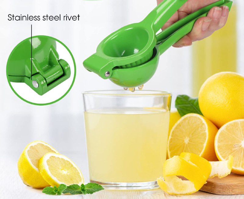 EXPRIMIDOR MANUAL DE ACERO INOXIDABLE PARA CITRICOS, LIMONES, NARANJAS, LIMA LEMON TONGS