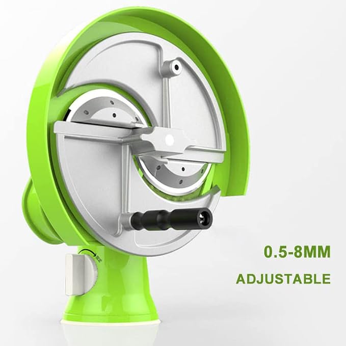 MAQUINA CHISMOLERA CORTADORA DE FRUTAS Y VERDURAS MULTIFUNCIONAL ROTATIVA DE ACERO INOXIDABLE