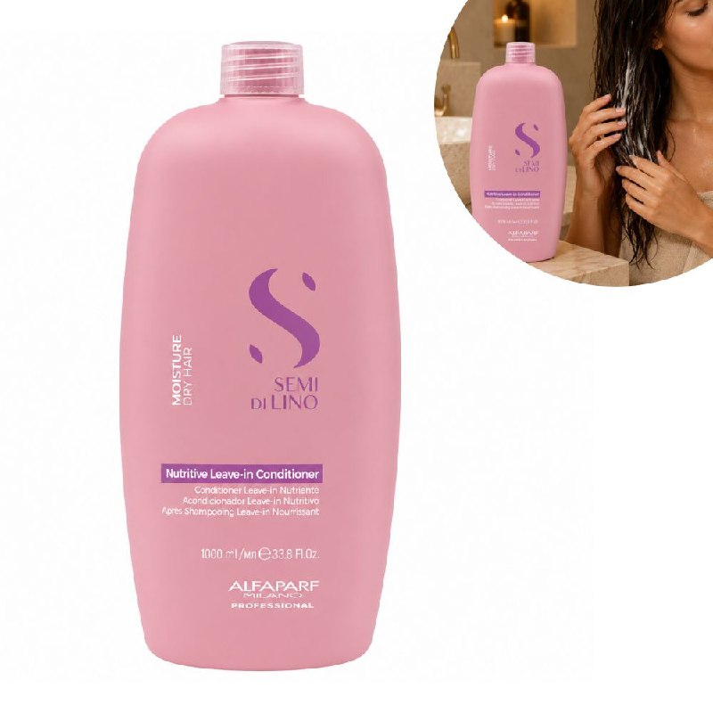 ACONDICIONADOR NUTRITIVO SIN ENJUAGUE PARA CABELLO SECO ALFAPARF 1000ML