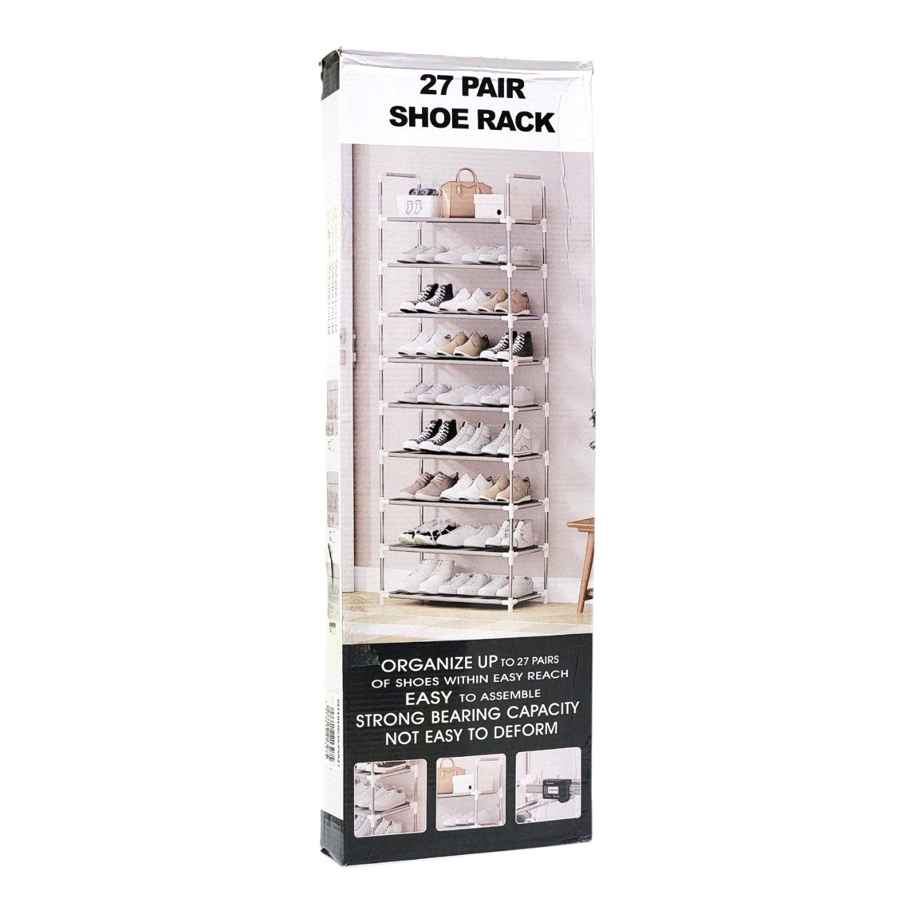 ORGANIZADOR ZAPATERA VERTICAL MULTINIVEL DE ALTA CAPACIDAD 56X28X158CM