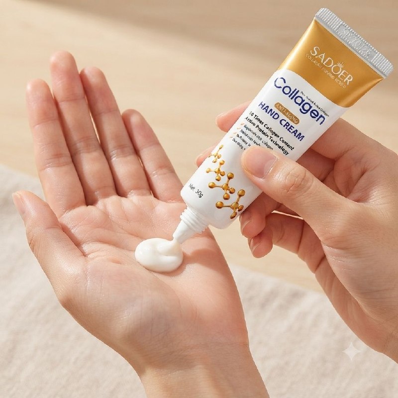 CREMA PARA MANOS REGENERADORA CON COLÁGENO SADOER COLLAGEN HAND CREAM 30 G