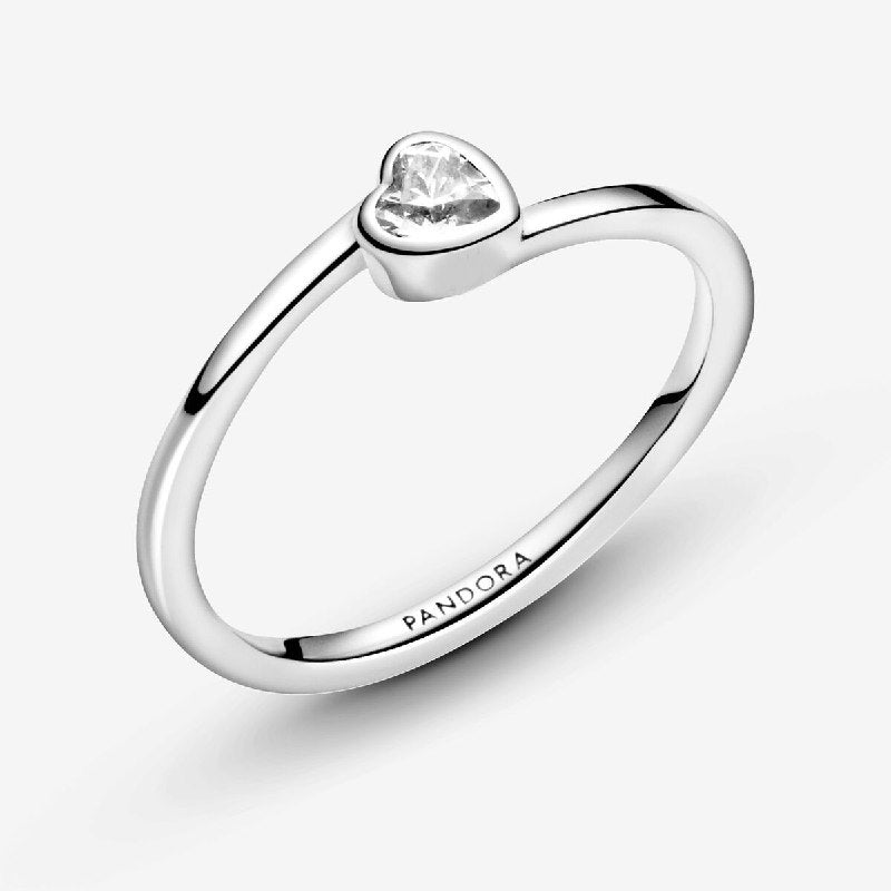 PANI2055 ANILLO CORAZON PANDORA, PLATA 925