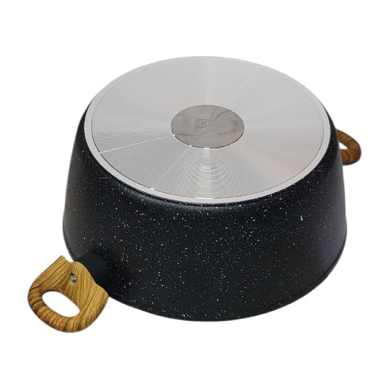 SARTEN CACEROLA, OLLA DE COCINA CON REVESTIMIENTO DE MARMOL DE ALTA CALIDAD 28CM DIAMETRO CRYSTAL CUISINE CASSEROLE