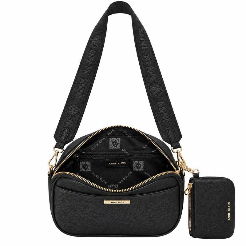 CARTERA ORIGINAL ANNE KLEIN PARA DAMA INCLUYE MONEDERO, 13X20CM 20X25CM