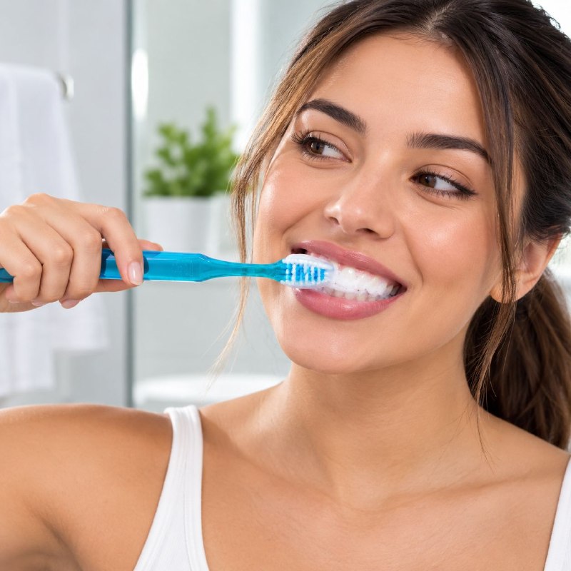 CEPILLO DE DIENTES DE LIMPIEZA PROFUNDA CON CERDAS DE MEDIA DUREZA Y MANGO ERGONOMICO MATRIX 19CM