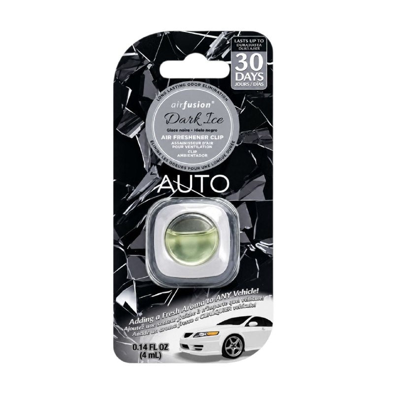 AMBIENTADOR PARA AUTO TIPO CLIP PARA REJILLAS DE VENTILACION CON AROMA A BLACK ICE AIR FUSION 4ML