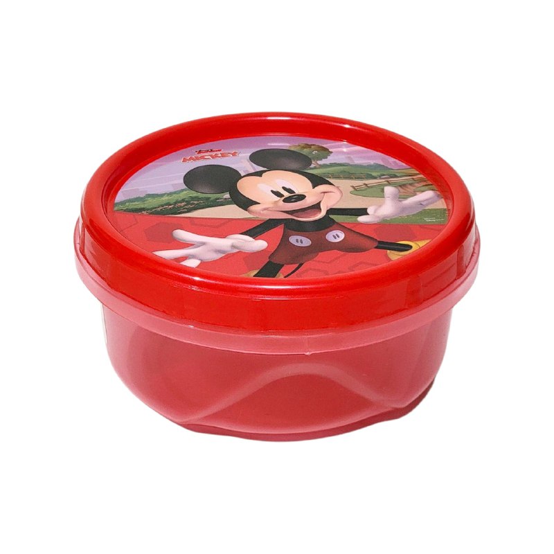RECIPIENTE PANA PARA ALIMENTOS PARA NIÑOS CON DISEÑO DE MICKEY MOUSE
