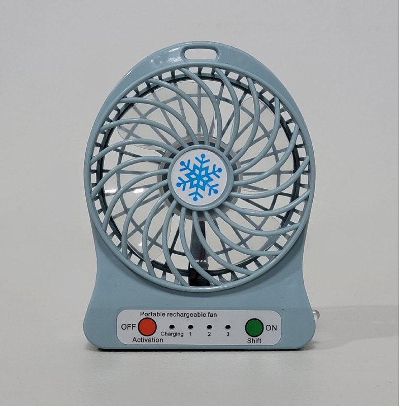 VENTILADOR DE MANO O MESA RECARGABLE PORTABLE FAN