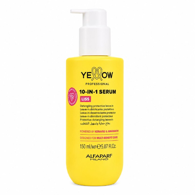 SUERO CAPILAR EN CREMA ALISADOR MULTIFUNCION SIN ENJUAGU, PROTECTOR TERMICO Y ANTIFRIZZ CON KERAVEG ALFAPARF 150ML