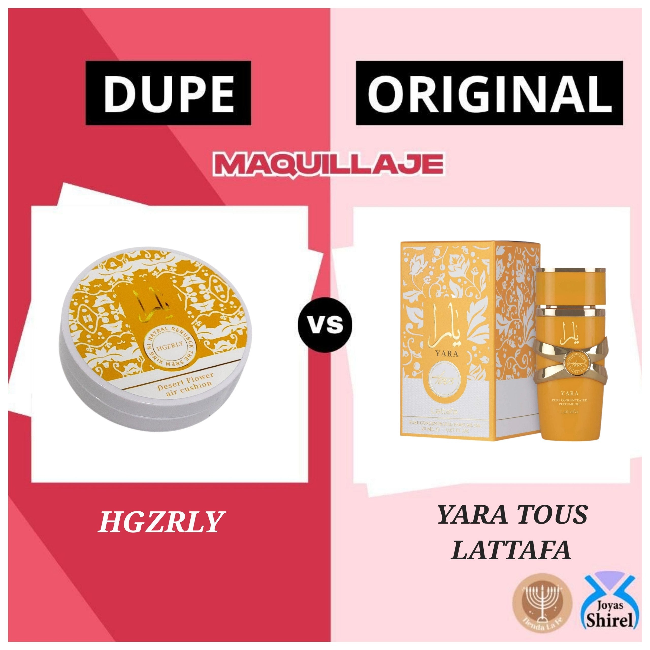 BASE DE MAQUILLAJE DE DOBLE COJIN TEXTURA LIGERA HGZRLY 12G (DUPE DE LATTAFA)
