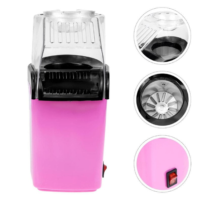 MAQUINA PARA HACER PALOMITAS DE MAIZ, MINI PORTATIL FABRICANTE DE AIRE CALIENTE SIN ACEITE, POTENCIA DE 1200W, 4 COLORES MINIJOY