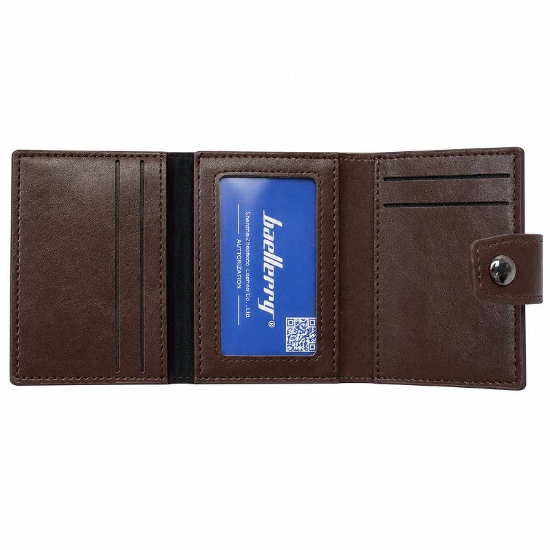 BILLETERA COMPACTA CON TARJETERO Y PROTECCION RFID BAELLERRY 9X8CM