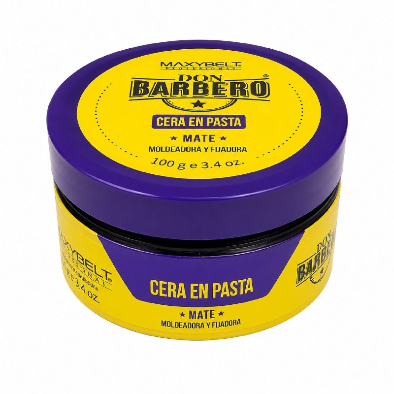 CERA PARA EL CABELLO MOLDEADORA Y FIJADORA CON ACABADO MATE MAXYBELT DON BARBERO 100G