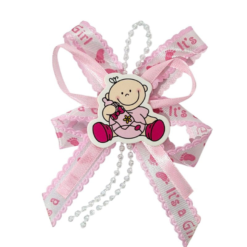DECORACION ADORNO PARA RECURDOS DE BABY SHOWER EN PAQUETE 6UND 9X9CM