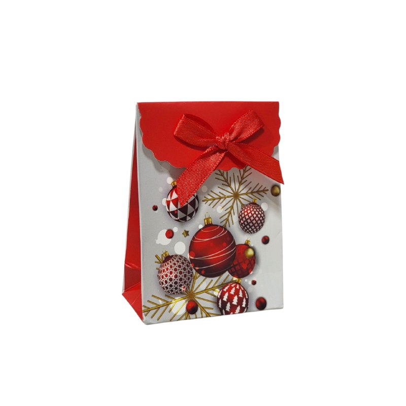 BOLSA DE REGALO NAVIDEÑA PEQUEÑA XXS 7CMX10CM, 15 ESTILOS