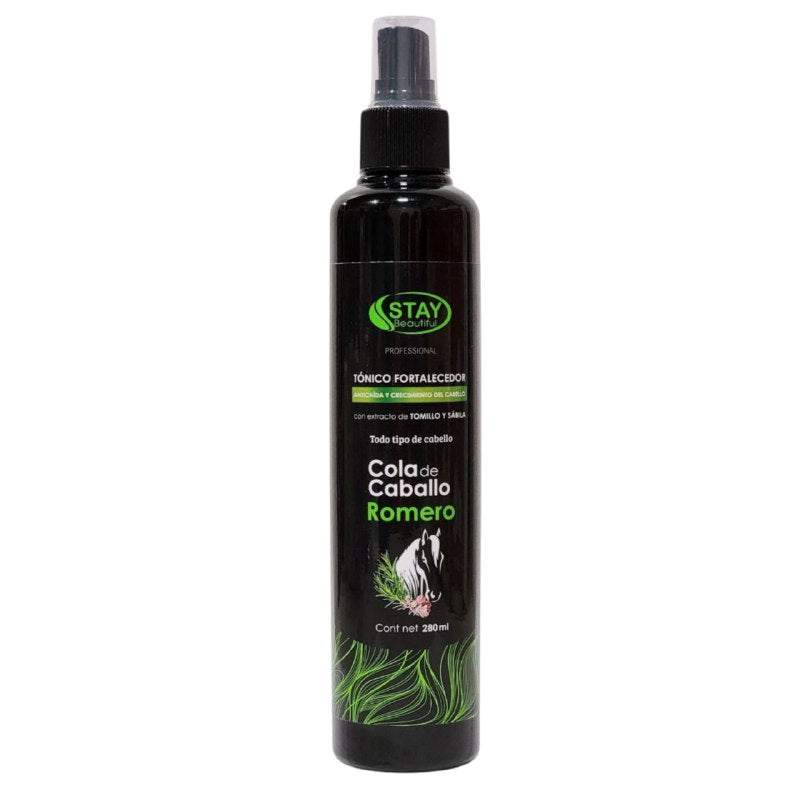 SPRAY PARA EL CABELLO FORTALECEDOR CON EXTRACTO DE TOMILLO Y SABILA STAY BEAUTIFUL 280ML