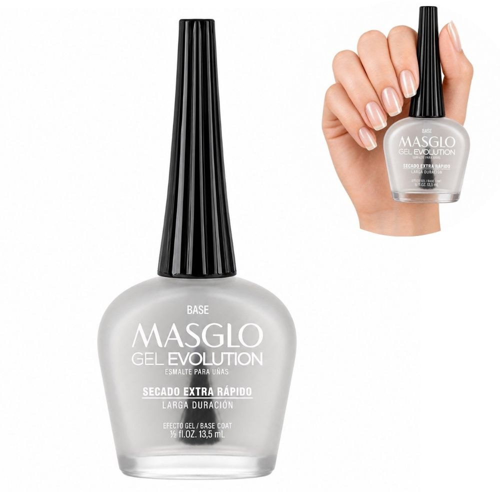 BASE DE PREPARACION PARA UÑAS DE ALTA ADHERENCIA GEL EVOLUTION MASGLO 13.5ML