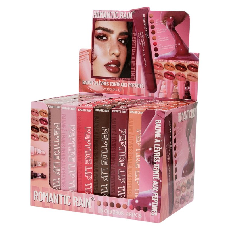 BALSAMO LABIAL CON COLOR CON PEPTIDOS APRUEBA DE AGUA ROMANTIC RAIN 10ML (DUPE DE RHODE)