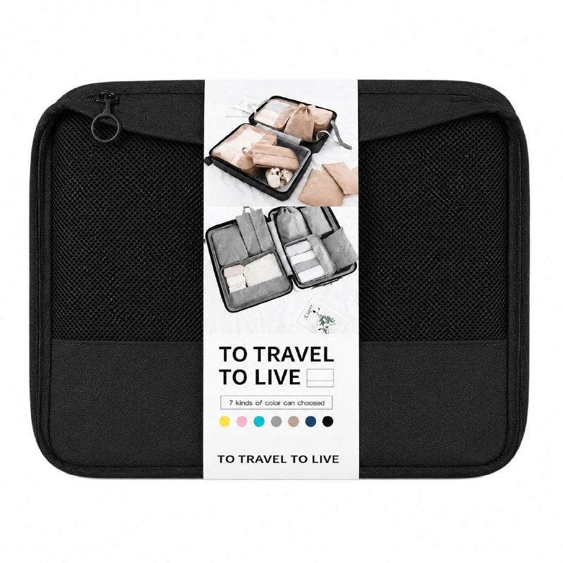 SET DE ORGANIZADORES DE VIAJE TABU 7 PZAS