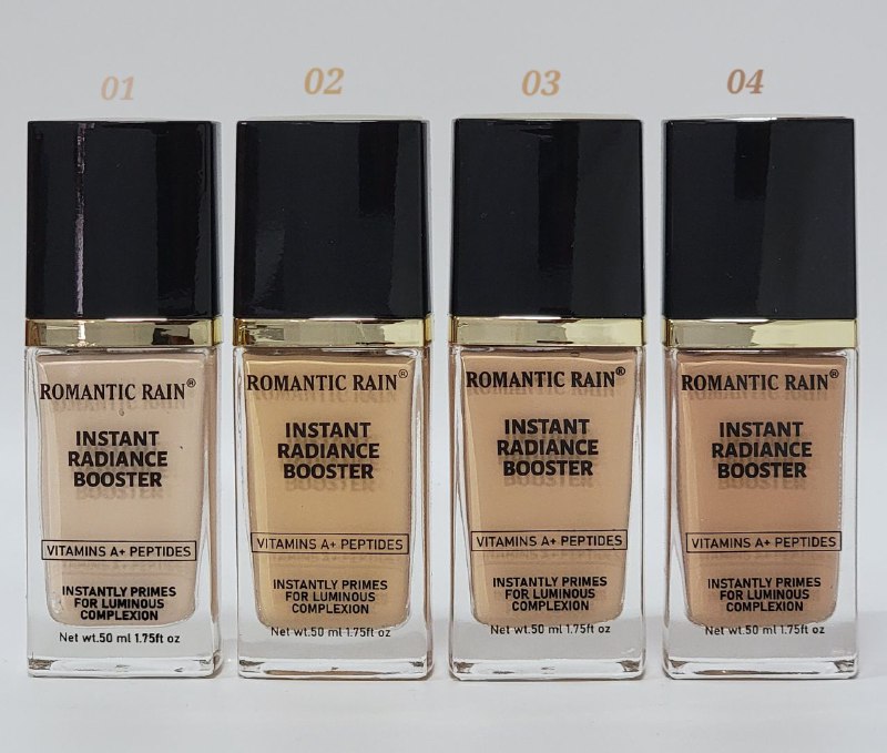 BASE LIQUIDA REFUERZO DE LUMINOSIDAD INSTANTANEO IMPERMEABLE 4 TONOS (DUPE DE DIOR)