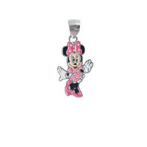 DIJE EN FORMA DE MINNIE MOUSE DE PLATA 9.25 PESO: 2.7G