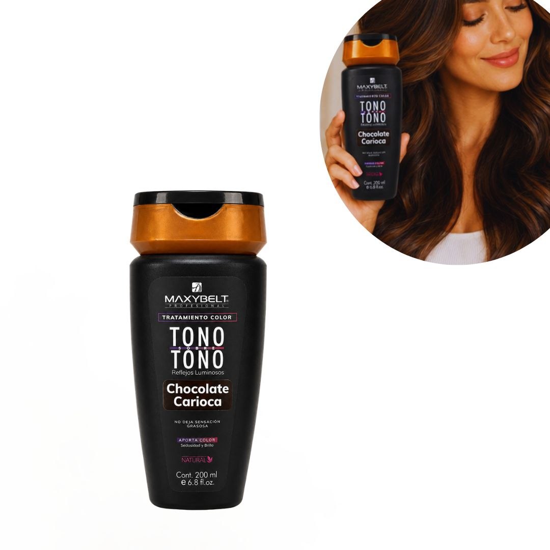TRATAMIENTO DE COLOR TONO SOBRE TONO CHOCOLATE CARIOCA MAXYBELT PROFESSIONAL 200ML 1 UND