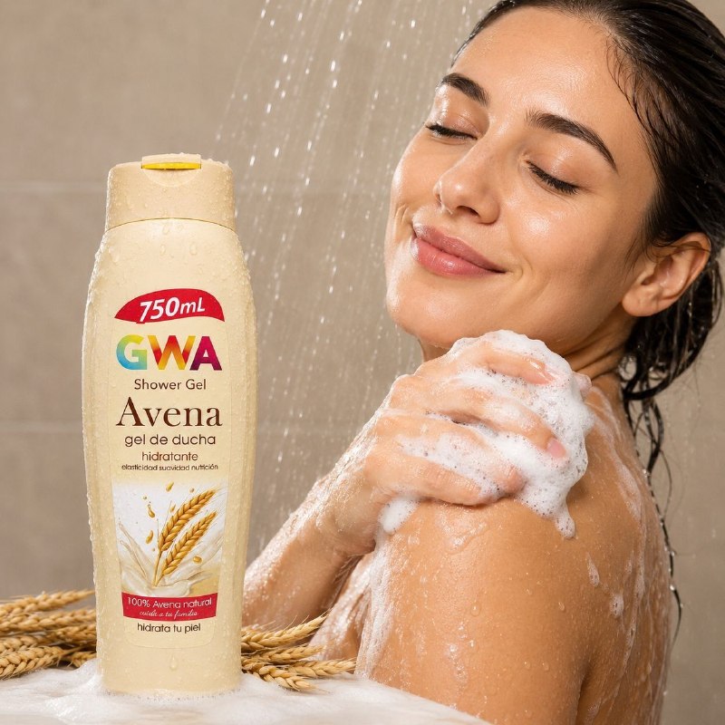 GEL DE DUCHA NUTRITIVO DE AVENA HIDRATANTE GWA CORPORATION 750ML