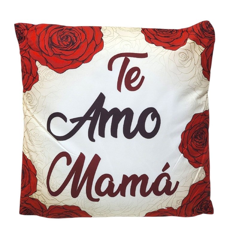 COJIN ALMOHADA DECORATIVA DEL DIA DE LAS MADRES 43X43CM