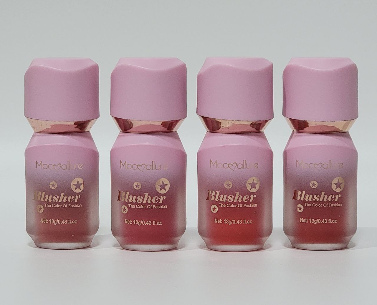 BLUSH RUBOR LIQUIDO 4 TONOS MOCALLURE 13G (DUPE DE SHEGLAM)