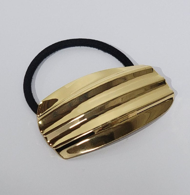 COLA DECORATIVA METALICA PARA EL CABELLO COLOR DORADO VARIOS ESTILOS PONY CUFFS