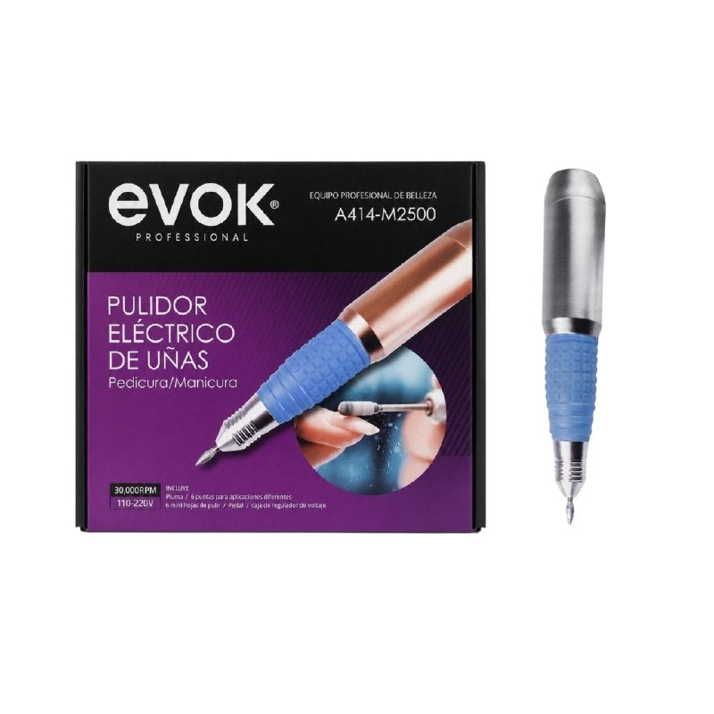 PULIDOR ELECTRICO DE UÑAS TORNO PROFESIONAL DE ALTA PRECISIÓN PARA MANICURA Y PEDICURA EVOK