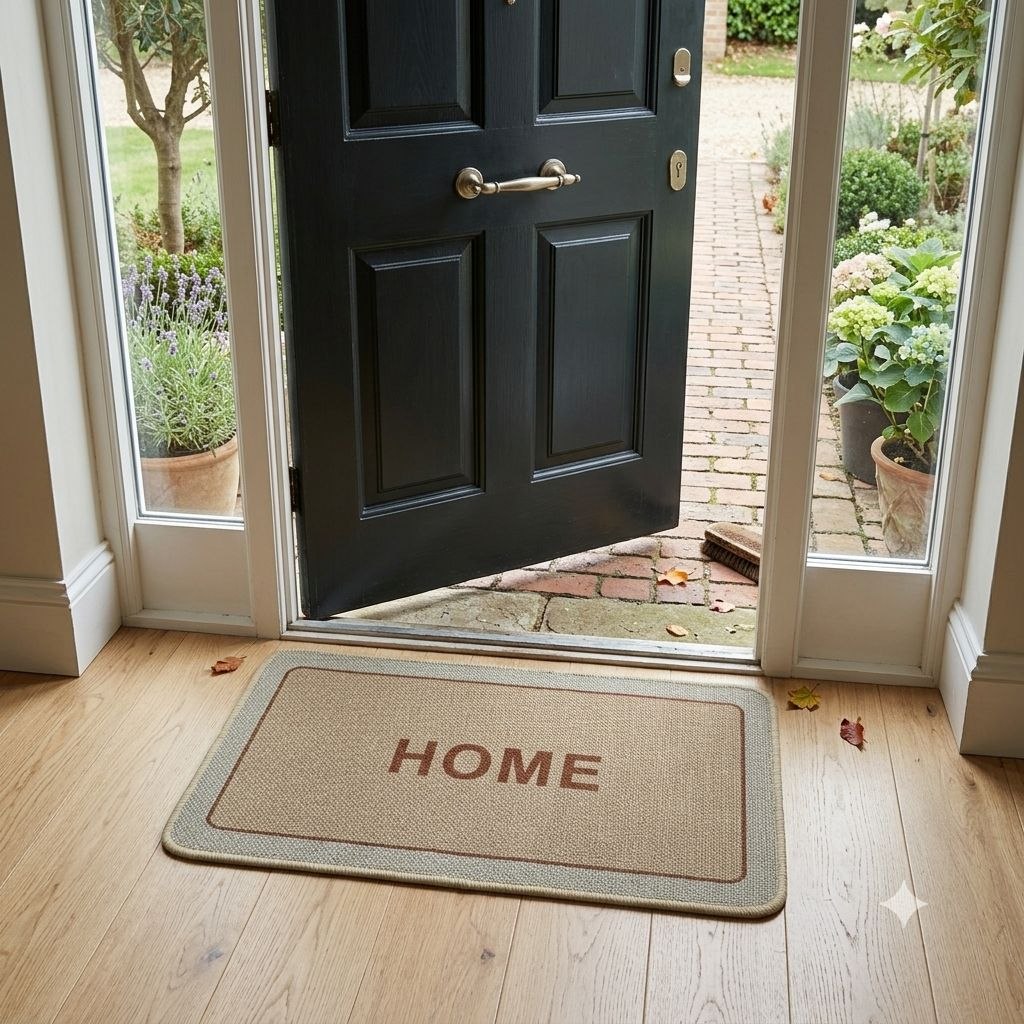 ALFOMBRA DE ENTRADA PRESENTA UN DISEÑO DE TEJIDO NATURAL ELABORADA CON FIBRA DE SISAL NATURAL XIALANG MAT&RUG 56X37CM
