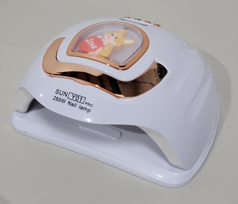 LAMPARA PARA UÑAS UV LED PARA SECADO RAPIDO DE UÑAS PANTALLA DIGITAL 288W WOMEN CARE SUN Y-01