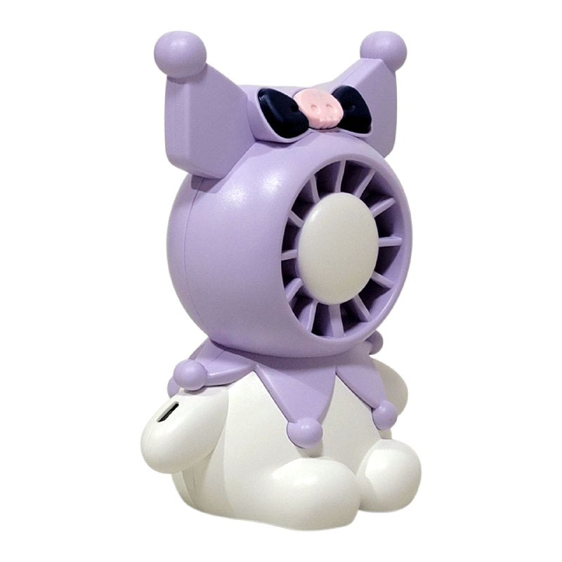 VENTILADOR DE MANO O MESA RECARGABLE CON LLAVERO KUROMI MINI FAN